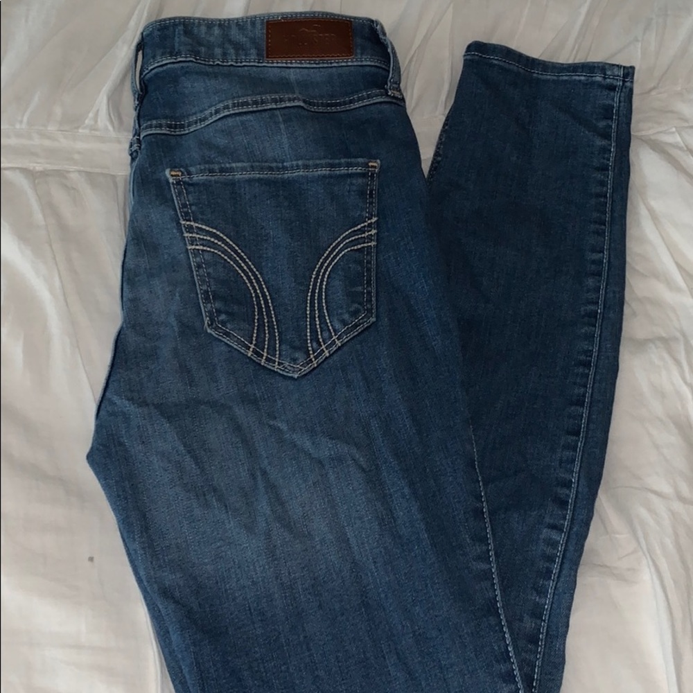 hollister skinny jeans, high rise